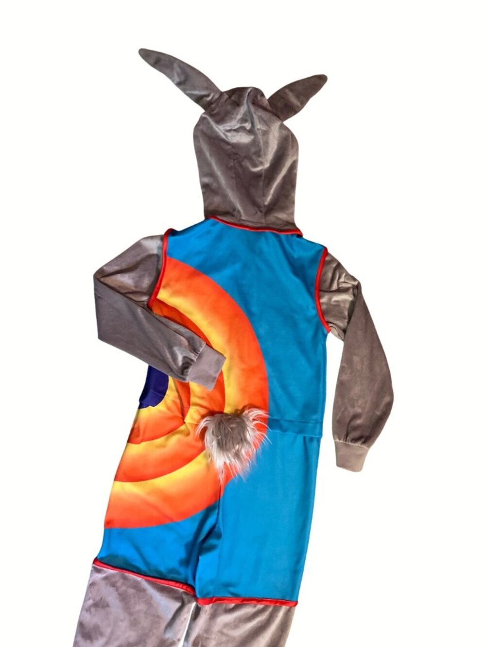 Space Jam: A New Legacy Bugs Bunny Costume Hoodie Pajamas With Tune Squad Logo S - Picture 8 of 13